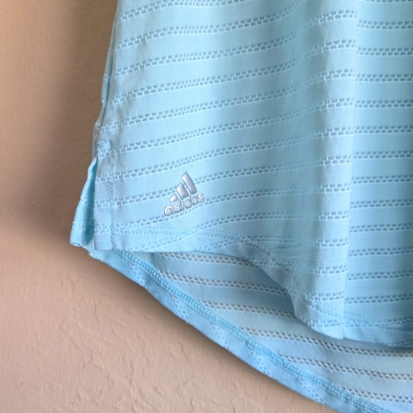 Adidas Climacool Mint Ladies Golf Active Collared Shirt Top Sise Medium - Picture 2 of 9